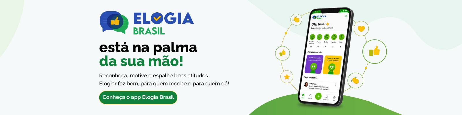 Elogia Brasil está na palma da sua mão — conheça o app